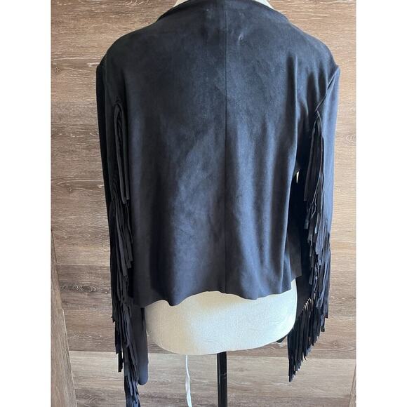 Chelsea & Violet Cardigan Women Sz S Fringe Cardigan Western Bohemian Festival - Picture 2 of 9